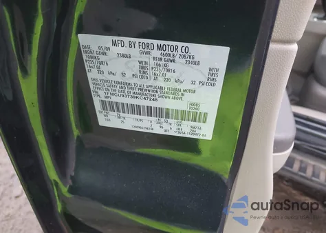 2009 Ford Escape Xlt z USA, uszkodzony, nr VIN 1FMCU93739KC47248